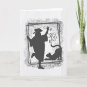 Cat Mama Chic Minimalistisch Funny Uni-Abschluss Karte (Vorderseite)