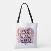 Cat Mama Club - Trendy Shoully Tote Bag Tasche (Rückseite)