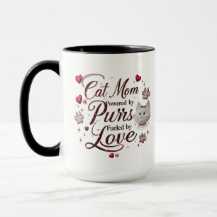 Cat Mama Combo Tasse 15 oz - Fett Design Powered