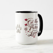 Cat Mama Combo Tasse 15 oz - Fett Design Powered (VorderseiteRechts)