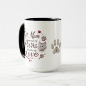 Cat Mama Combo Tasse 15 oz - Fett Design Powered (Vorderseite Links)