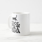 CAT MAMA cool Katzenmama Kaffeetasse (Vorderseite Links)