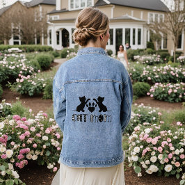 Cat Mama Denim Jacket Jeansjacke