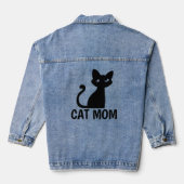 CAT MAMA DENIM JEAN JACKET JEANSJACKE (Rückseite)