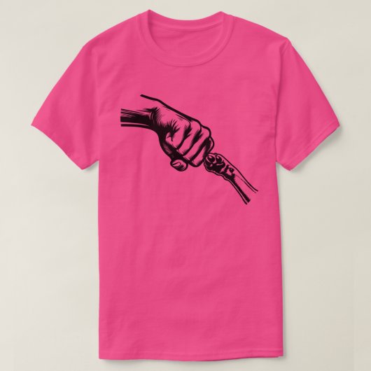 Cat Mama Fist Bump Shirt (Design vorne)