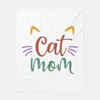 Cat-Mama Fleecedecke