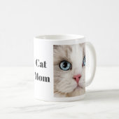 Cat Mama Foto Kaffeetasse (VorderseiteRechts)