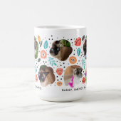 Cat Mama Garden farbenfroh Blumenstrauß Pet Fotola Kaffeetasse (Mittel)