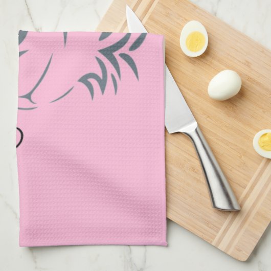 Cat Mama Geschirrtuch (Viertel Falte)