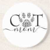 Cat Mama Getränkeuntersetzer (Vorne)