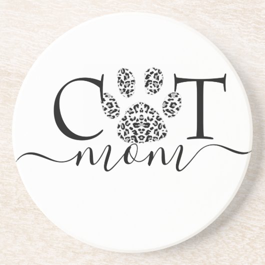 Cat Mama Getränkeuntersetzer (Vorne)