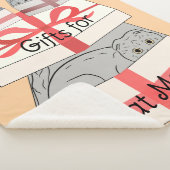 Cat Mama Gifts Sherpa Blanket Sherpadecke (3/4)