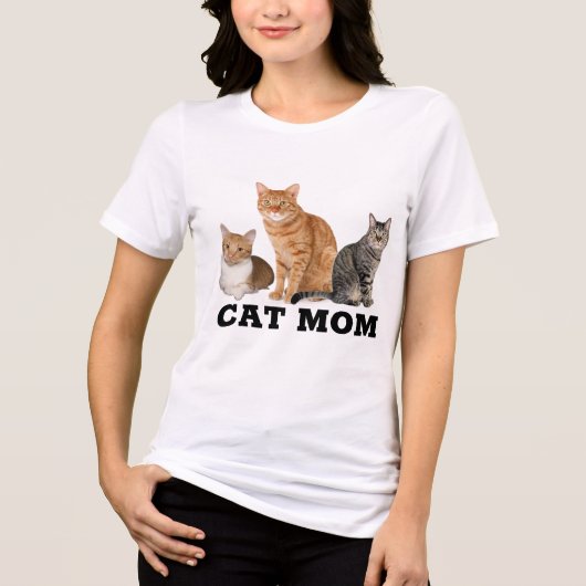 CAT-MAMA (Ginger Tabby)-T - Shirt (Vorderseite)