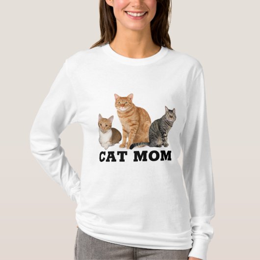 CAT-MAMA (Ginger Tabby)-T - Shirt (Vorderseite)