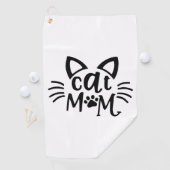 Cat-Mama Golfhandtuch (Insitu)