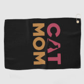 Cat-Mama Golfhandtuch (Horizontal)