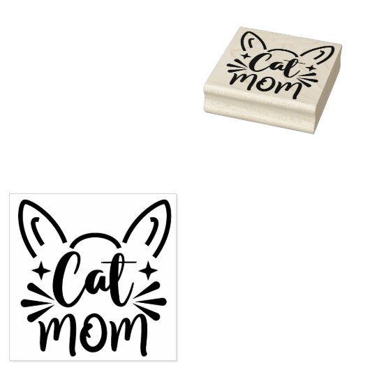 Cat-Mama Gummistempel (Stempel)