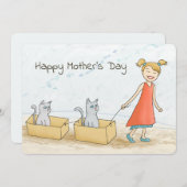 Cat Mama Happy Mother Day (Vorne/Hinten)