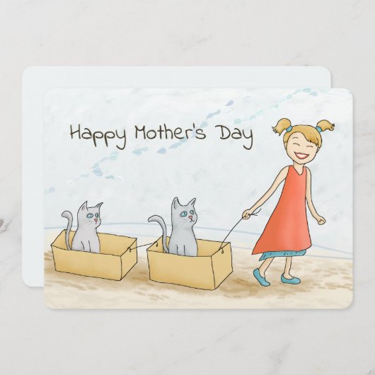 Cat Mama Happy Mother Day (Vorne/Hinten)