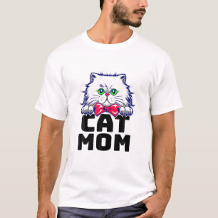 Cat Mama Ich bin kein Single Ich habe eine Cat Gra T-Shirt