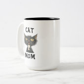 Cat Mama Kaffee Tasse (Vorderseite Links)