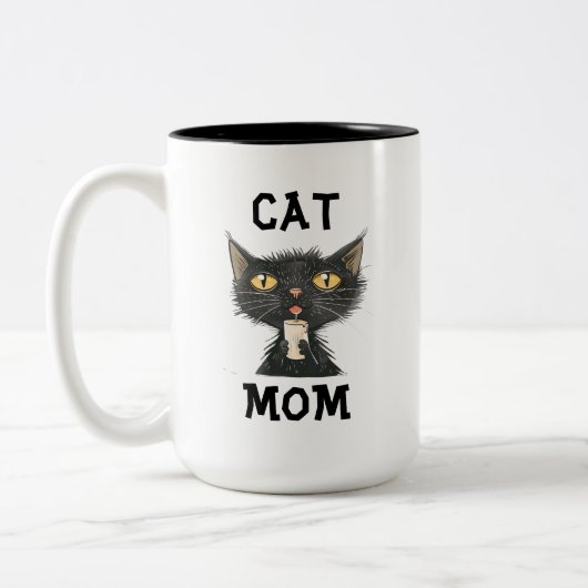 Cat Mama Kaffee Tasse (Links)