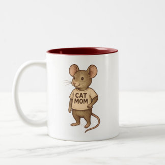 Cat Mama Kaffee Tasse - Niedliche Maus