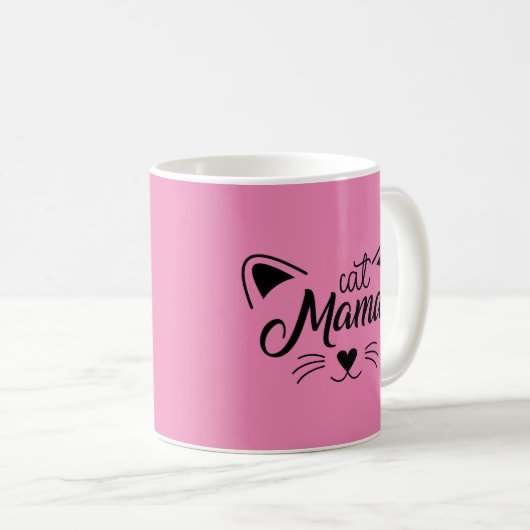 Cat Mama Kaffeetasse (VorderseiteRechts)