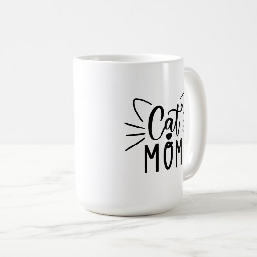 Cat-Mama Kaffeetasse (VorderseiteRechts)
