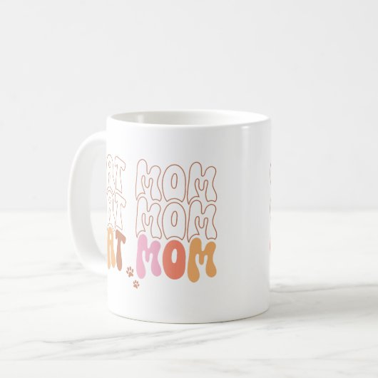 Cat-Mama Kaffeetasse (Vorderseite Links)