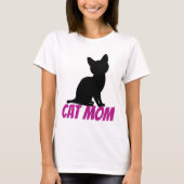 CAT-MAMA KITTEN-T - SHIRT NIEDLICH (Vorderseite)