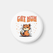 Cat-Mama | Kitty Lover | Pet Mama Magnet (Vorne)