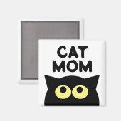 Cat Mama Kühlschrankmagnet für Liebhaber von Haust (Vorderseite/Rückseite)