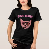 CAT-MAMA LADIERT T - SHIRT (Vorderseite)