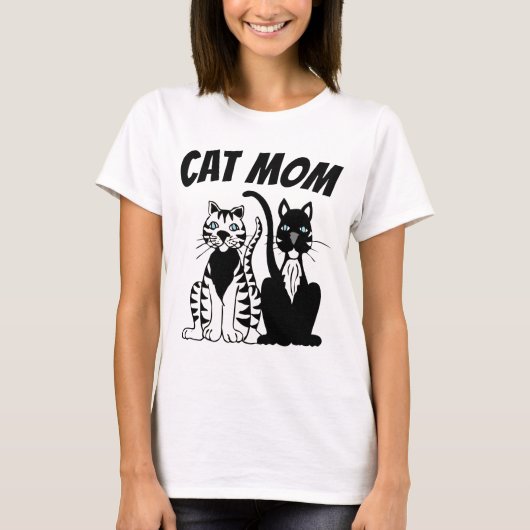 CAT MAMA Ladys T - Shirt (Vorderseite)