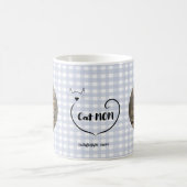 Cat Mama Liebe Form und einfaches Skript Kaffeetasse (Mittel)