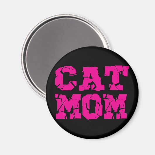 Cat-Mama Magnet (Vorderseite/Rückseite)