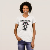 CAT-MAMA, (MAMA) Funny Niedlich Cat T - Shirt (Vorne ganz)