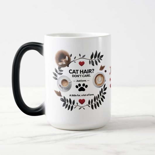 Cat Mama Morphing Tasse - 15 oz Magic Coffee Cup (Links)