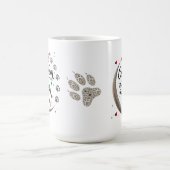 Cat Mama Morphing Tasse - Mondlicht, Paws & Liebe (Zentrum)