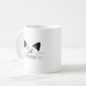 Cat Mama Mutter Lover Mama Kitty Niedlich Gewitter Kaffeetasse (Vorderseite Links)