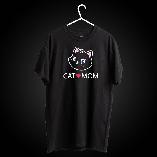 Cat Mama Mutter Lover Mama Kitty Niedlich Gewitter T-Shirt