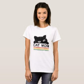 Cat Mama Mutter Lover Mama Kitty Niedlich Gewitter T-Shirt (Vorne ganz)