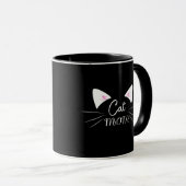 Cat Mama Mutter Lover Mama Kitty Niedlich Gewitter Tasse (VorderseiteRechts)