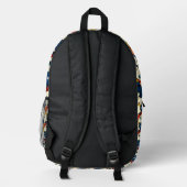 Cat Mama Mütter Tag Bedruckter Rucksack (Rückseite)