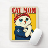 Cat Mama Mütter Tag Mousepad (Mit Mouse)