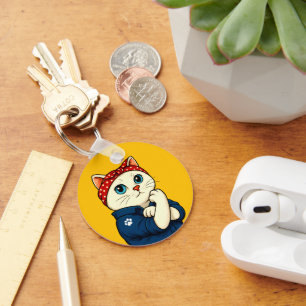 Cat Mama Mütter Tag Schlüsselanhänger