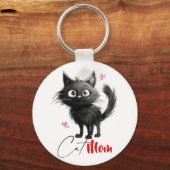 Cat Mama Mütter Tagesgeschenke Schlüsselanhänger (Vorderseite)