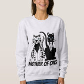 CAT-MAMA (MUTTER VON KATZEN) T - Shirt (Vorderseite)