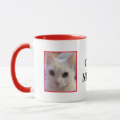 Cat Mama Muttertag Personalisierte Fotos Tasse (Links)